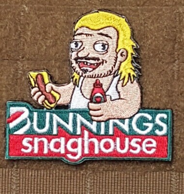 Bunnings Snag House Australian Bogan Gelsoft airsoft Morale Patch   
