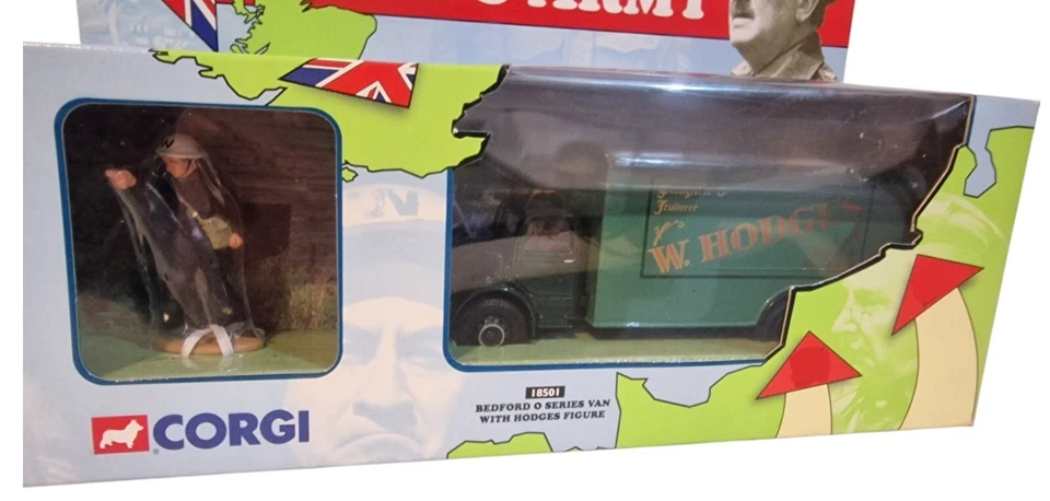 Dad's Army Bedford O Series Van & Hodges & Thornycroft Van & Jones CORGI set - Image 4 of 4