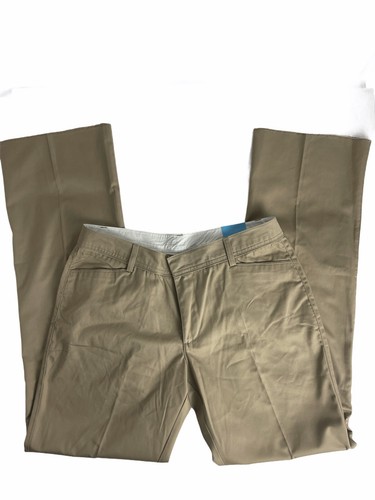 NWT Culver?s Men?s British Khaki Pants Sz 10 Flat Front Pants Unfinished Hem. - Picture 4 of 10