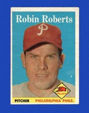 1958 Topps Set-Break # 90 Robin Roberts EX-EXMINT *GMCARDS*