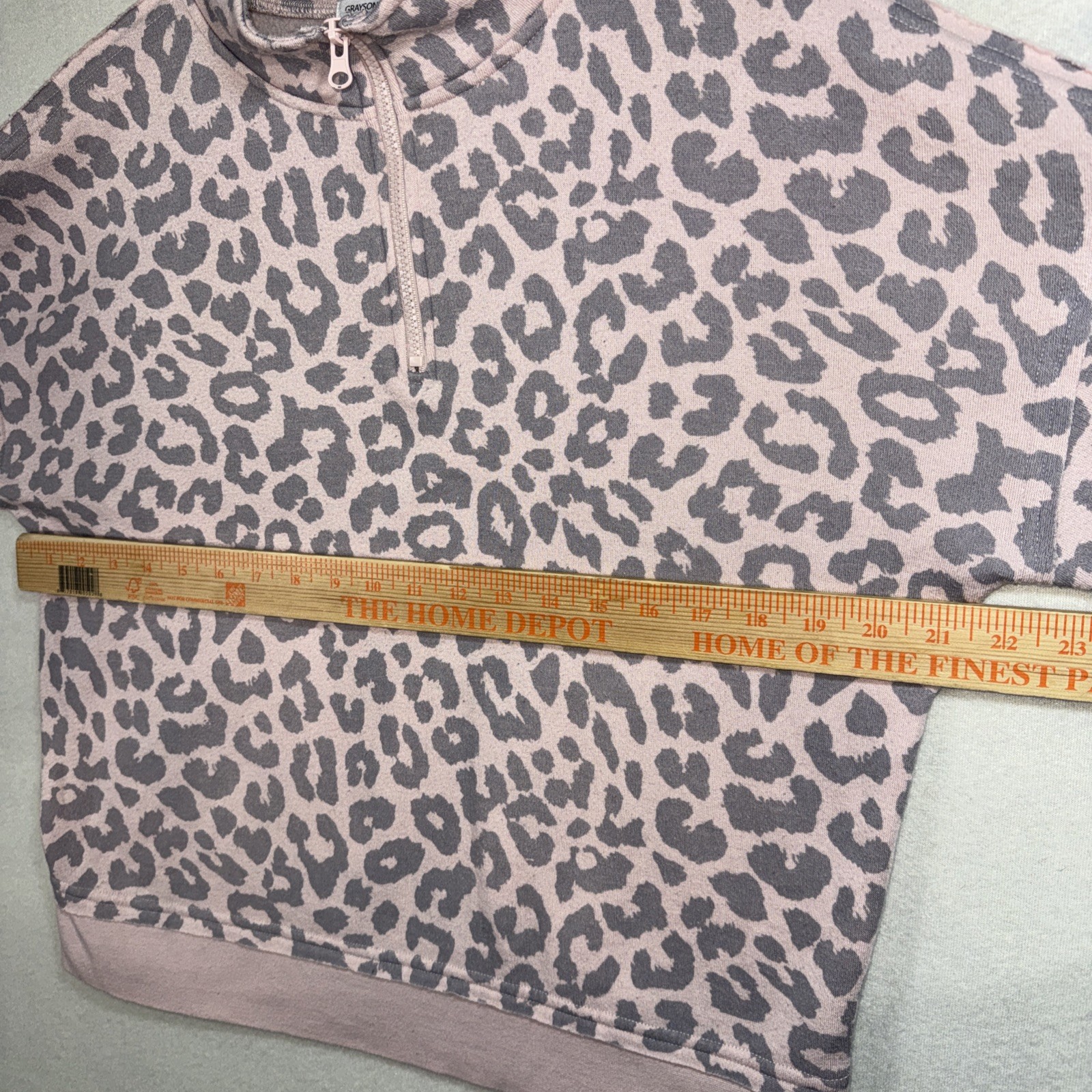 Grayson Threads Medium Leopard Print Pink Gray Qu… - image 3