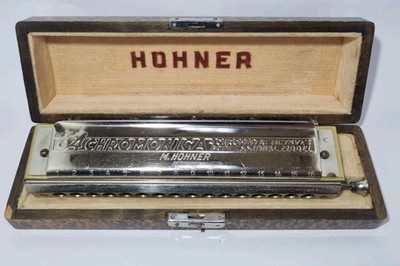 Hohner The 64 Chromonica 4 Octaves Professional Model Harmonica Boxed