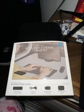 Foldable Keyboard and Mouse for Laptop, Travel Bluetooth Folding Keyboard Mouse