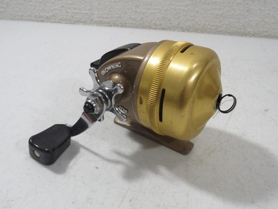 Vintage Browning Model 1130 Spincast Reel Right Hand Gold Japan