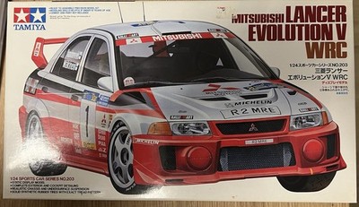 1:24 Tamiya Mitsubishi Lancer Evo V WRC 1/24 Tamiya Evo 5 WRC TOP Tamiya 24203