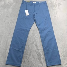 NEW Goodfellow  Co Slim Chino Pants Men Size 31x30 Blue Cotton Stretch Comfort