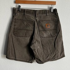 Carhartt B125 TMB brown work wear carpenter shorts