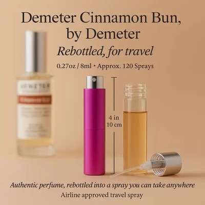 Demeter Cinnamon Bun by Demeter Travel Spray 0.27 oz for Women