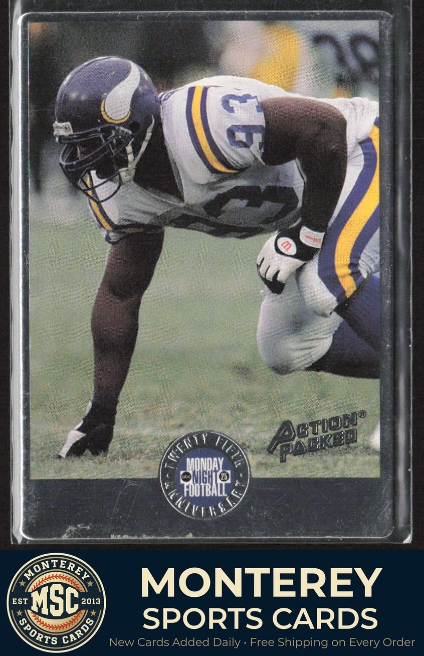 John Randle 1994 Action Packed Monday Night Football #59 Minnesota Vikings