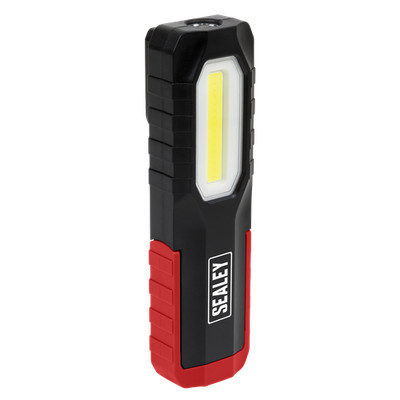 Sealey Wiederaufladbare 3W COB & 2W SMD LED Inspektionsleuchte Lampe Taschenlampe LED301