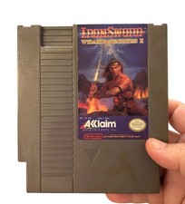 Iron Sword: Wizards Warriors ll 2 NES, Nintendo 1989 UNTESTED READ
