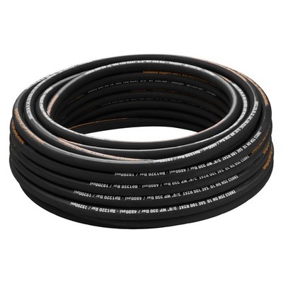 Hydraulic Hose 3/8'' Coiled Hydraulic Hose 100ft Hydraulic Hose 5000 PSI