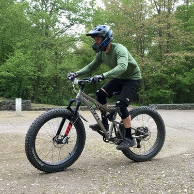Fatbike Rahmen Fully Titanium  FAT ICE + Dämpfer+Steckachse+Gewinde M