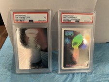 1990 ProSet Stanley Cup PSA5 3437/5000 & Vince Lombardi 8097/10K Hologram Cards