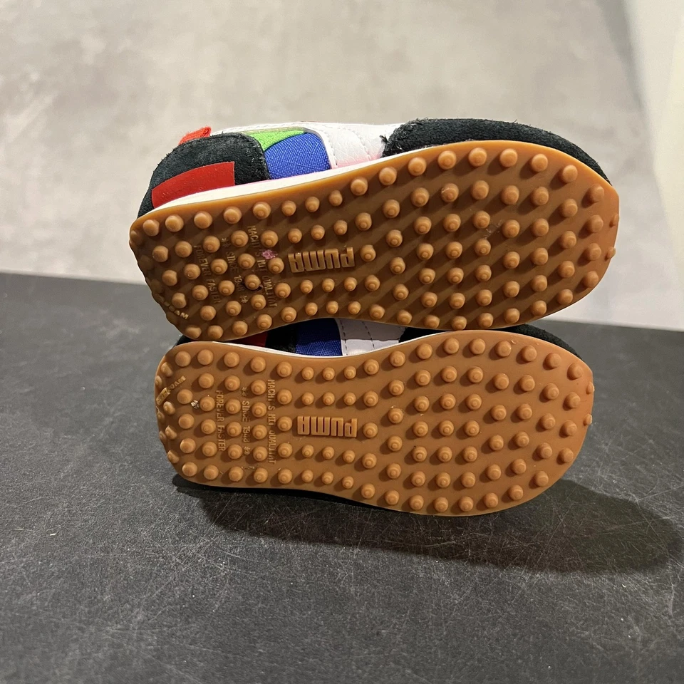 Puma Future Rider Zapatos Niño Pequeño Talla 6C Negro Azul Verde Tenis 374679-01 Foto 4 de 4