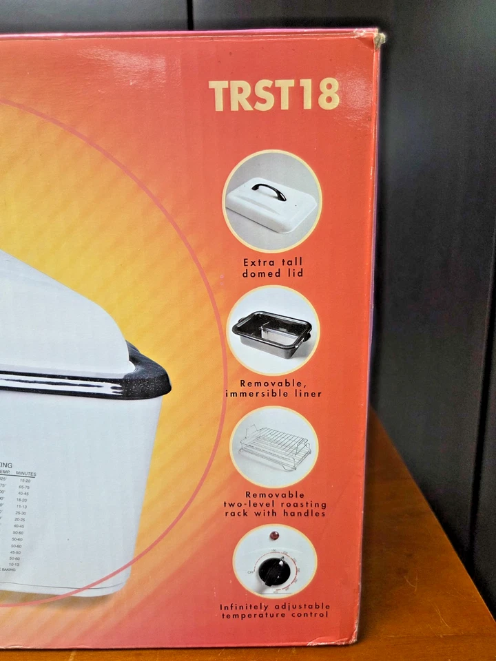 TOASTMASTER 18 Qt TRST18 Horno Tostador Asar, Hornear, Cocinar, Vapor - TOTALMENTE NUEVO Foto 3 de 4
