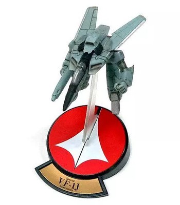 Macross VF-1J Low Visibility Mini Figur Secret 2 Gerwalk Form 1/200