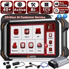 ANCEL DS600 BT OBD2 Scanner ECU Coding Car Diagnostic Scan Tool Bidirectional