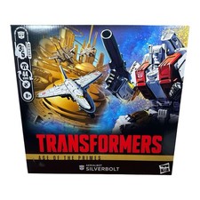 Transformers Gen Age Of The Primes Commander Class Aerialbot Silverbolt In Hand