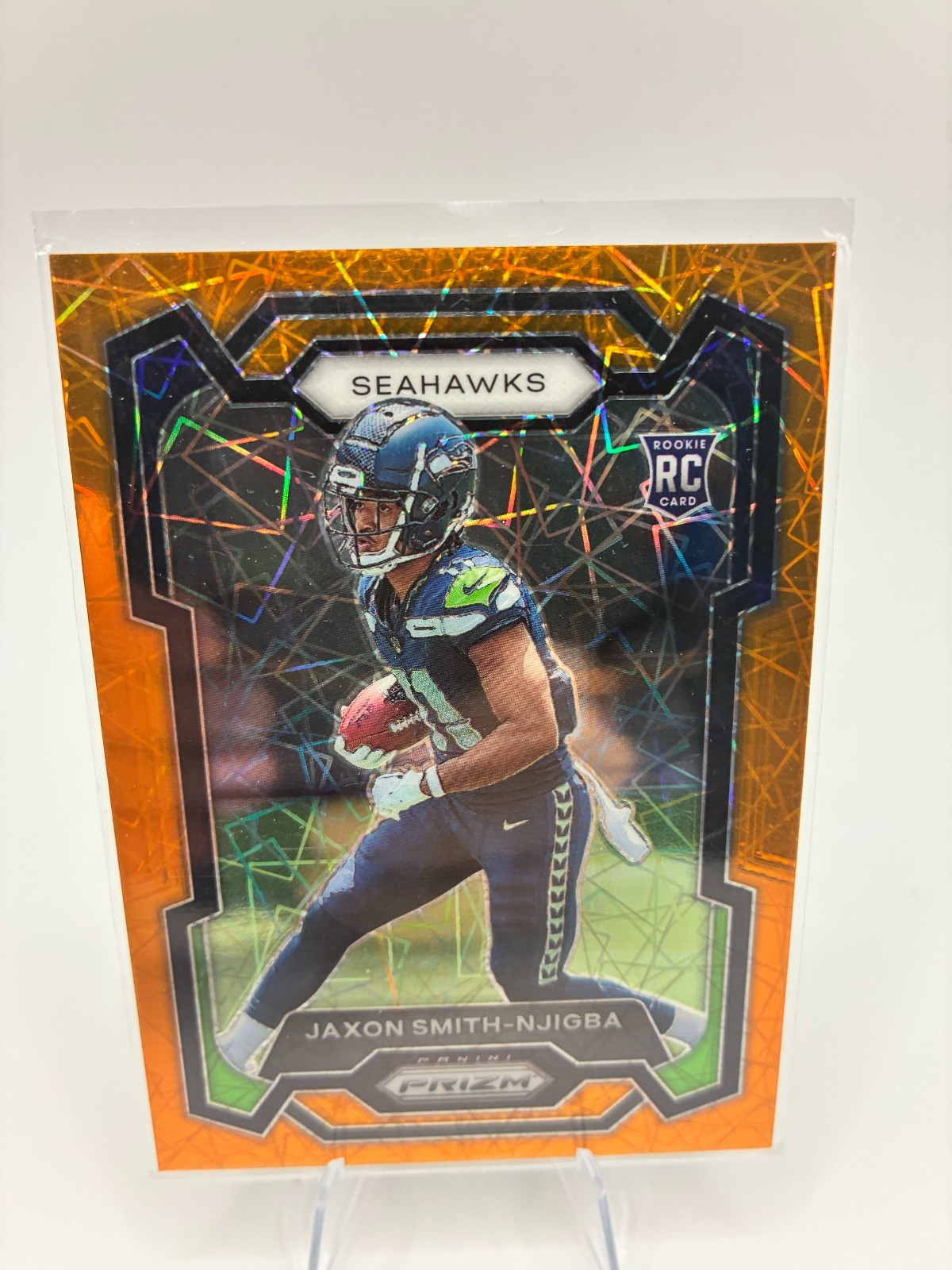 2023 Panini Prizm - Rookies Jaxon Smith-Njigba #390 Lazer Prizm (RC)