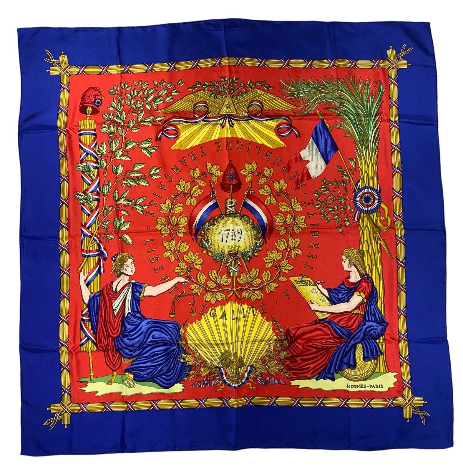 超希少美品HERMESスカーフカレ 90ルナパークJoachim Metz 楽天市場】エルメス HERMES スカーフ カレ90 シルク LUNA PARK