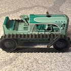 Vintage MARX 5 1950's Tin Litho Wind Up Green Farm Tractor Still Working