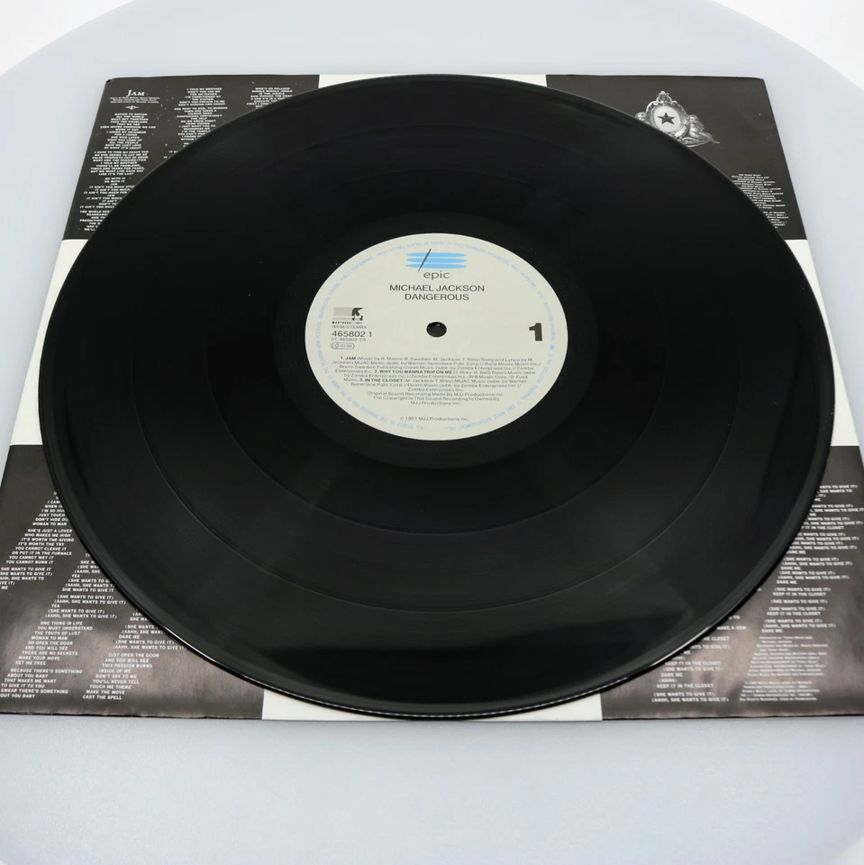 Michael Jackson - Dangerous - EPC 465802 1 - Europe - 1991 - Ultrasonic Cleaned - Image 4 of 4