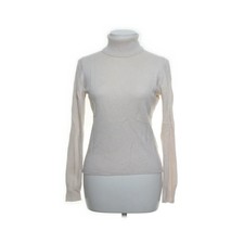 Repeat Cashmere, Rollkragenpullover, Größe: 36, Beige, Einfarbig #kHK