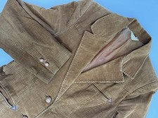 Vintage 70s Corduroy Western Blazer Womens 7/8 Country Craft Retro Boho Trendy