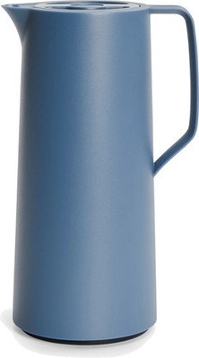 Isolierkanne 1L Quick Press blau Glas Kunststoff 12h heiß 24h kalt