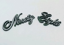 1980-1989 Oldsmobile Ninety Eight Vintage Logo Badge Symbol Sign Emblem 1980-1989 Oldsmobile Ninety Eight Vintage Logo Badge Symbol Sign Emblem