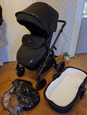 Silvercross Pioneer Eclipse Special Edition Pram Black And Rose Gold