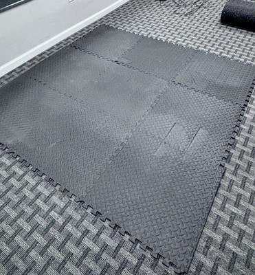 ProsourceFit Puzzle Exercise Mats - EVA Interlocking Foam Floor Tiles (18 total)