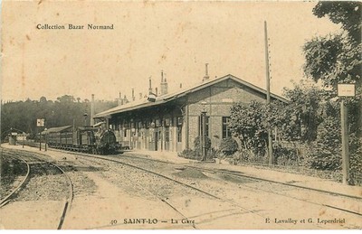 ÄRMEL SAINT LO der Bahnhof