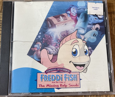 Freddi Fish PC CD Rom-Rare Vintage-SHIPS N 24 HOURS