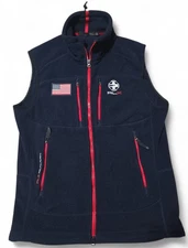 RLX Ralph Lauren Fleece Logo Vest Size Medium