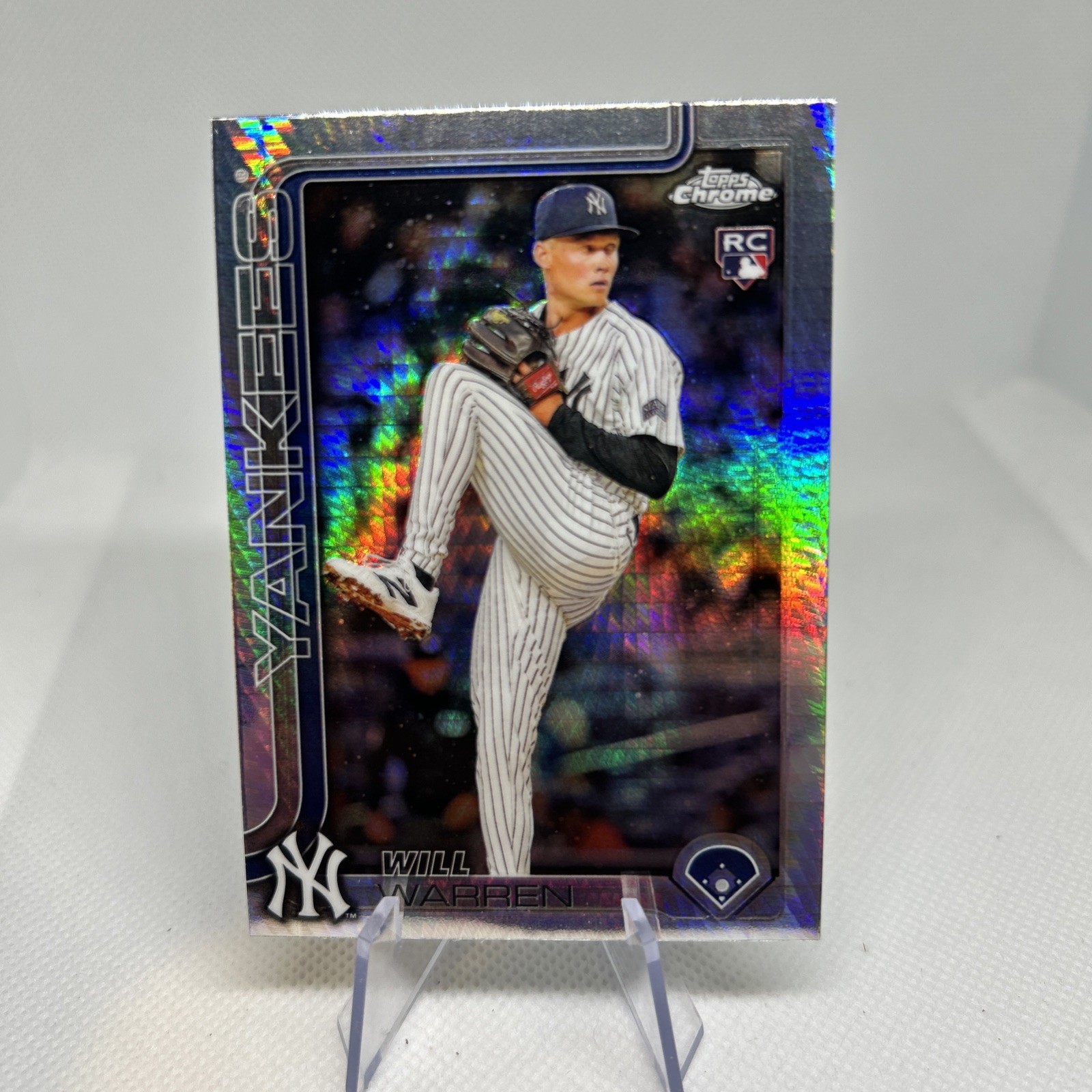 2025 Topps Chrome - Will Warren #81 (RC) New York Yankees B497