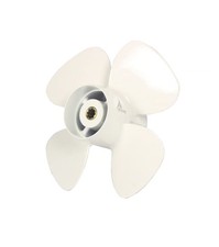 Elica alluminio 4 pale 10x7 per Yamaha/Honda 9.9, 15, 20cv 2 e 4 tempi