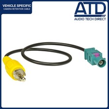 Male Fakra RCA For Mercedes Comand Reverse Camera Retention Cable Radio Adaptor