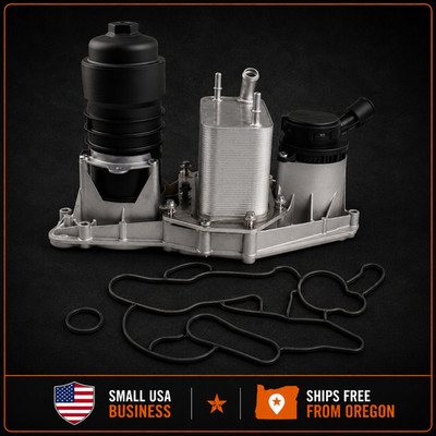 Engine Oil Filter Housing Oil Cooler LR006427 For Range Rover 3.6 TDV8
