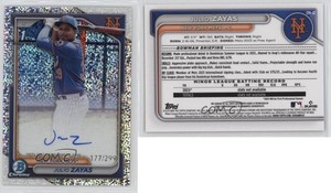 2024 Bowman Chrome Prospect Speckle Refractor /299 Julio Zayas #CPA-JZ Auto