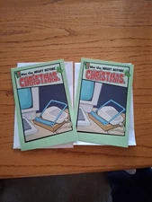 2 VTG Plus Mark AGC "Twas The Night Before Christmas" Cards & Env  ?GARY LARSON?