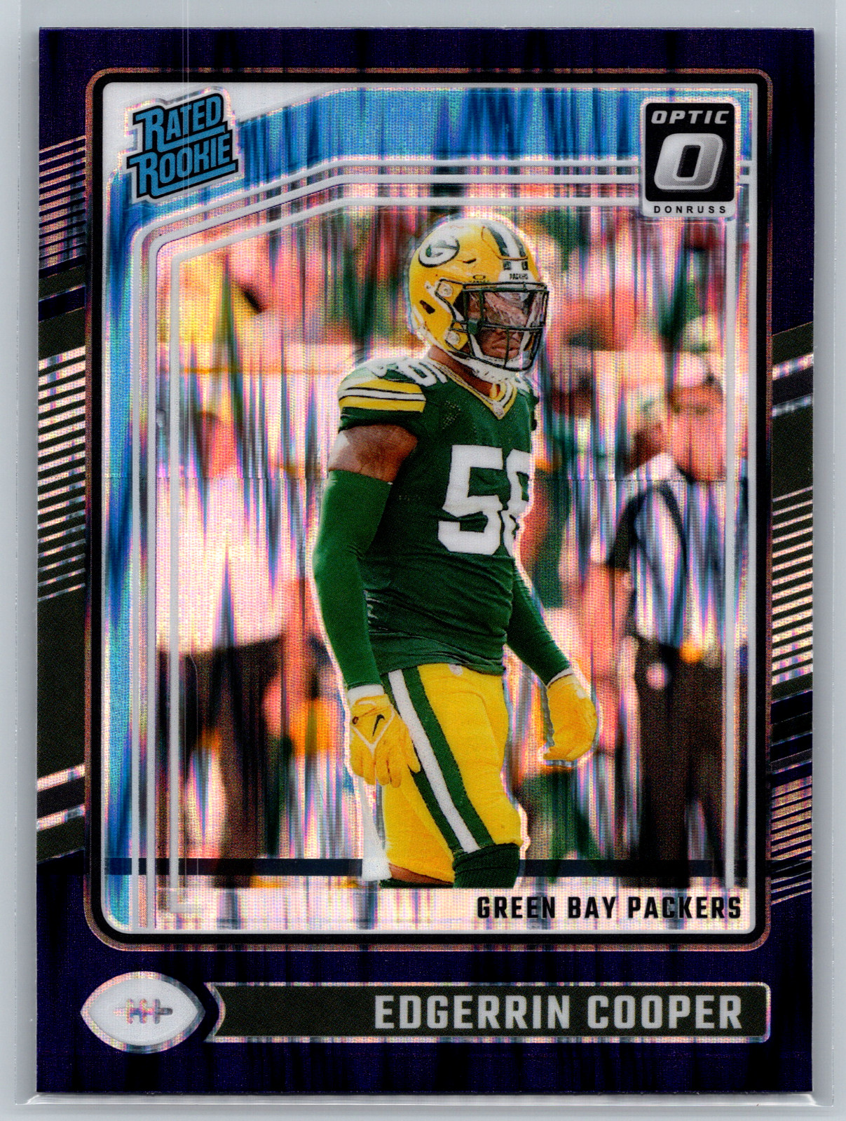 Edgerrin Cooper 2024 Panini Donruss Optic Purple Shock Rated Rookie #231