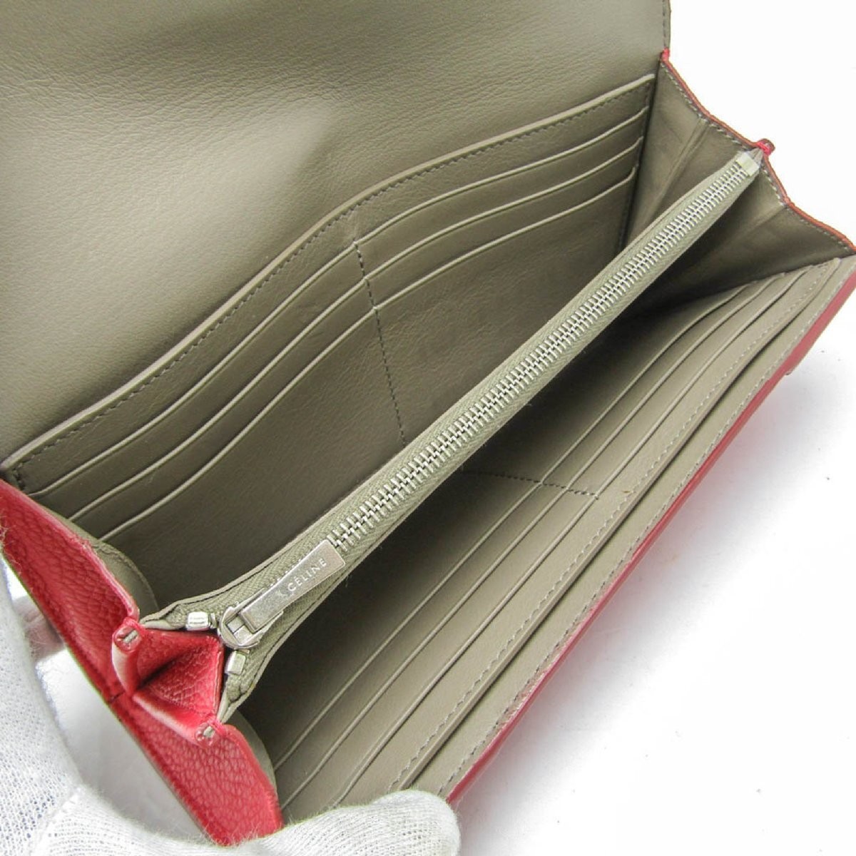 CELINE Bicolor Large Flap Multi function Ladies C… - image 3