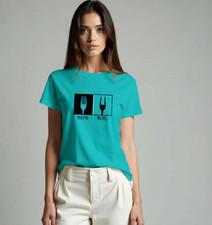 UNISEX MEN WOMENS TEE TSHIRT PLASTIC METAL ROCK AND ROLL MUSIC FORK PARTY GIFT