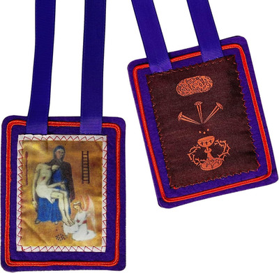 Scapulars Catholic,Purple Scapular of Benediction and Protection, Scapular of Ma
