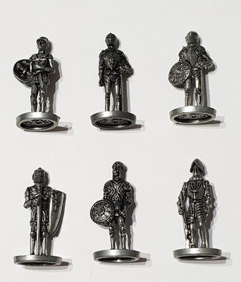 Satz Soldatini kinder metal Metallfiguren Ritter 35mm Eisen