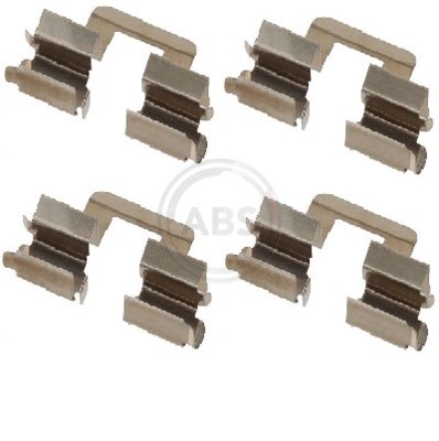 A.B.S. 1606Q accessory kit, disc brake pad for Alfa Romeo, Audi, Seat, Skoda, VW