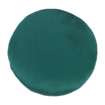 Easy Install Round Stool Cushion Dark Green Replacement Seat for Kitchen and Bar