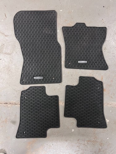 OEM 2016-2021 Jaguar Rubber Floor Mats 4 Piece FV6JA HK8M-130A88-BA Very Clean